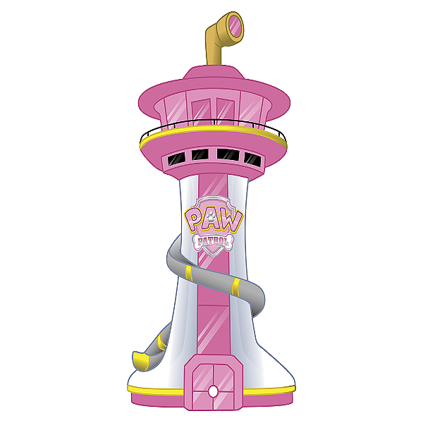 Faixa Lateral Sublimado 3D - Patrulha Canina  Vivi