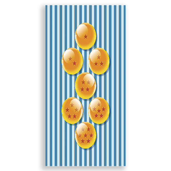 Faixa Lateral Sublimado 3D - Dragon Ball  Vivi