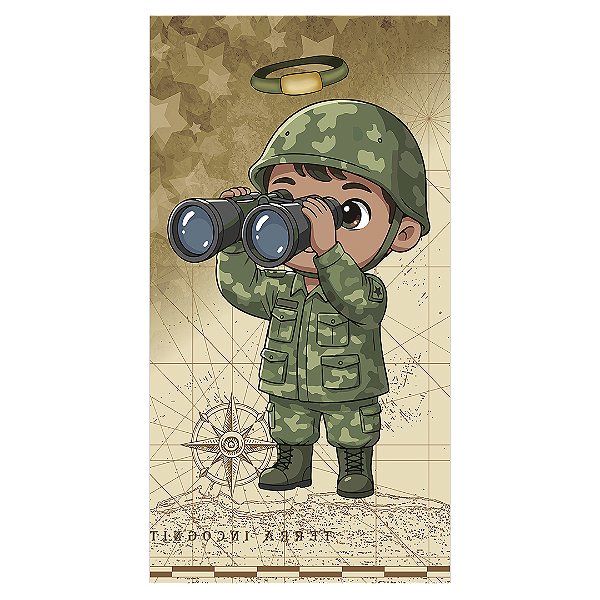 Faixa Lateral Sublimado 3D - Exército