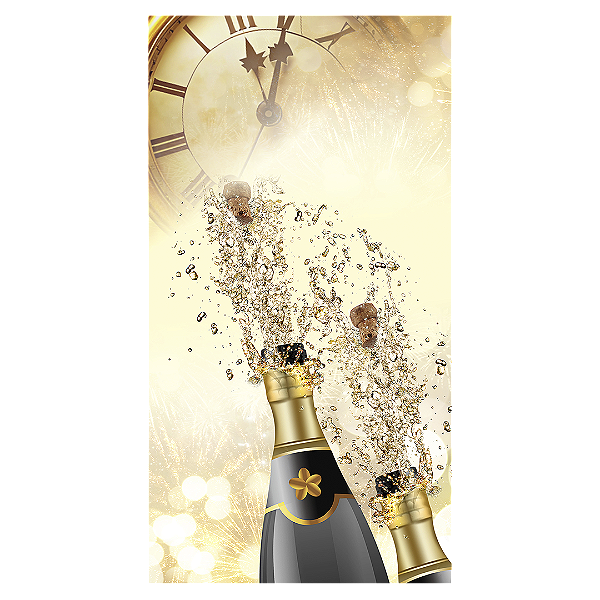 Faixa Lateral Sublimado 3D - Ano Novo