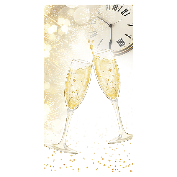 Faixa Lateral Sublimado 3D - Ano Novo