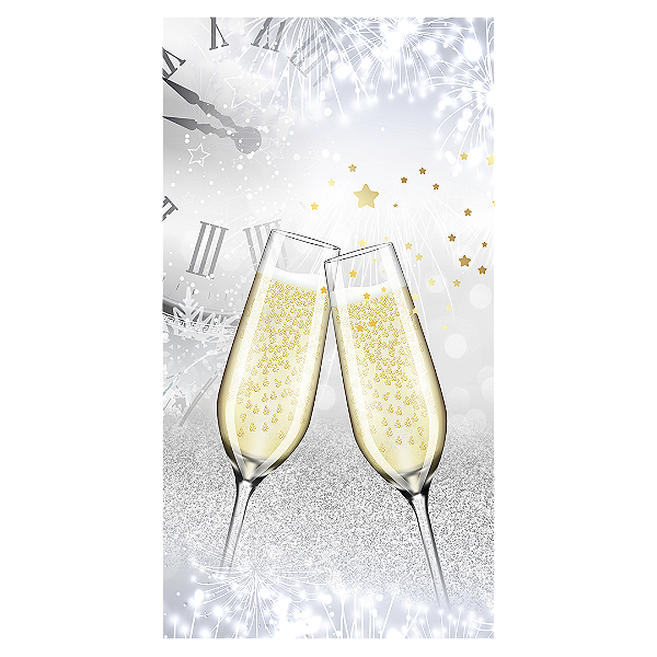 Faixa Lateral Sublimado 3D - Ano Novo