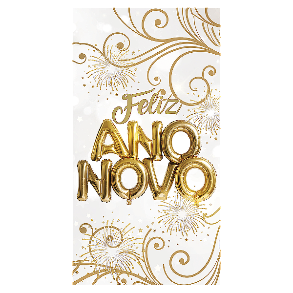 Faixa Lateral Sublimado 3D - Ano Novo