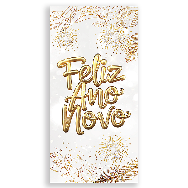 Faixa Lateral Sublimado 3D - Ano Novo