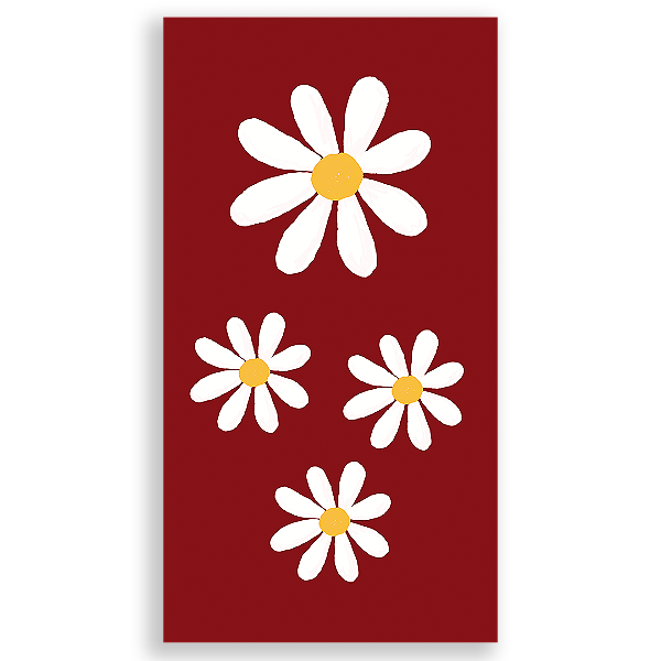 Faixa Lateral Sublimado 3D - Flor Margarida