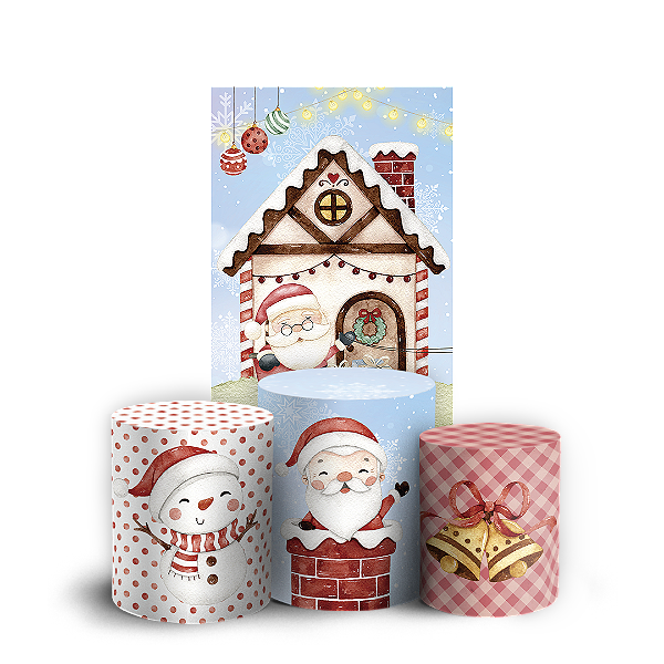 Faixa Lateral e Trio Cilindro Sublimado 3D Vest Facil - Natal