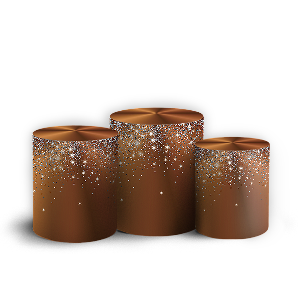 Trio Cilindro Sublimado 3D - Ano Novo