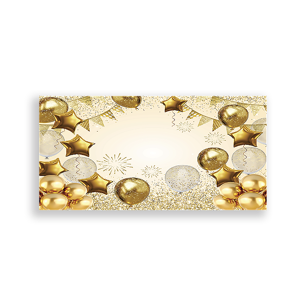 Painel Retangular Sublimado 3D - Ano Novo