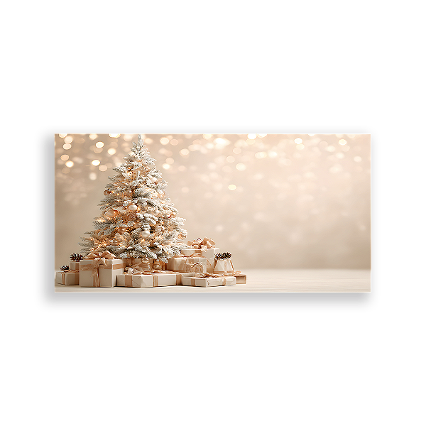 Painel Retangular Sublimado 3D - Fundo Fotografico Natal
