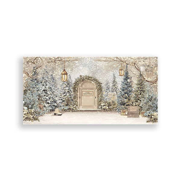 Painel Retangular Sublimado 3D - Fundo Fotografico Natal