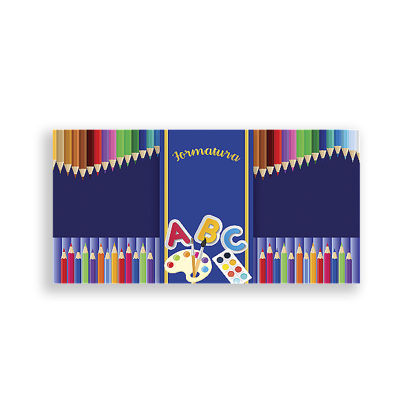 Painel Retangular Sublimado 3D - Formatura ABC