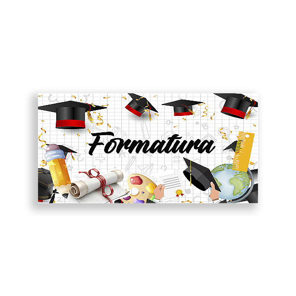 Painel Retangular Sublimado 3D - Formatura Abc