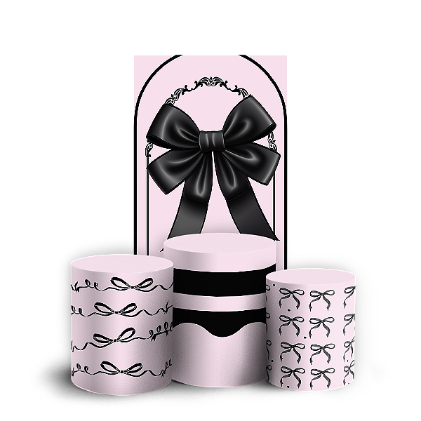 Faixa Lateral e Trio Cilindro Sublimado 3D Vest Facil - Laço Rora