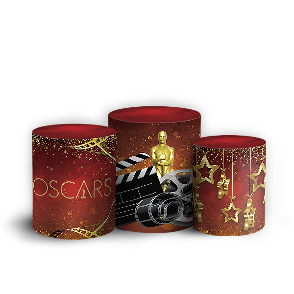 Trio Cilindro Sublimado 3D - Oscar