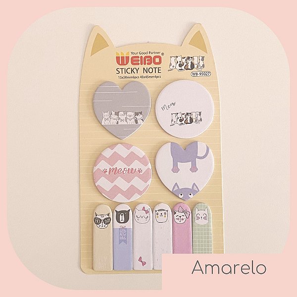 STICKY NOTES GATINHOS