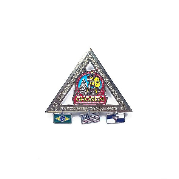 Pin, Chosen, Triangulo com três pingentes