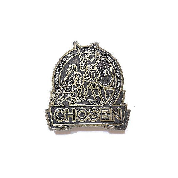 Pin Chosen, Dourado Envelhecido