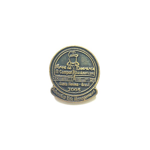 Pin, DSA 2005, Adventist Risk Management, Dourado envelhecido