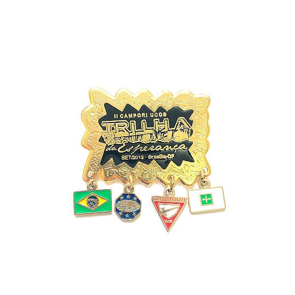 Pin, Trilha da Esperança, com pingentes