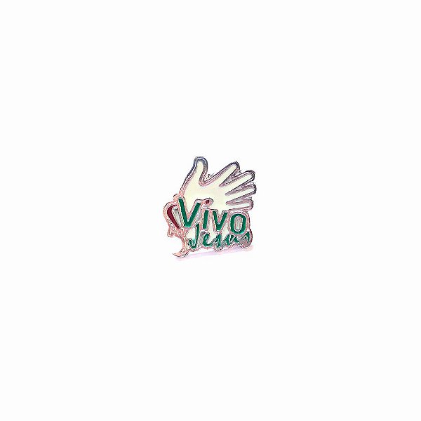 Pin, vivo para Jesus