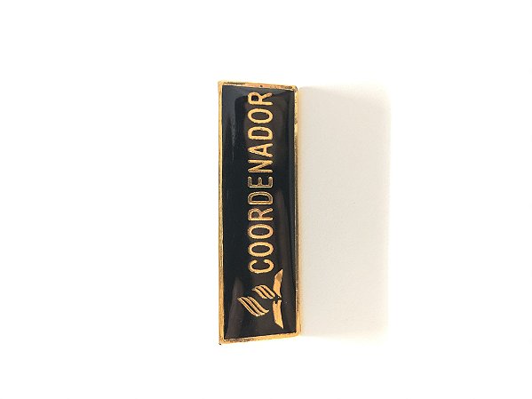 Tira de cargo Funções de Igreja metal, Coordenador Dourado