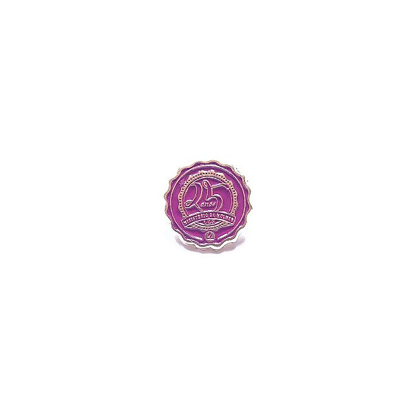 Pin, 25 anos do ministério da mulher, UCB