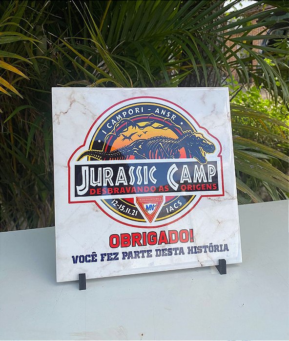 Azulejo decorativo, Jurassic Camp, ANSR