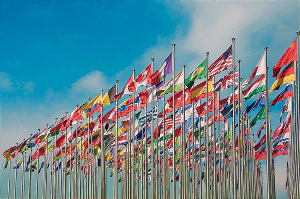 Bandeiras de cidades sublimadas