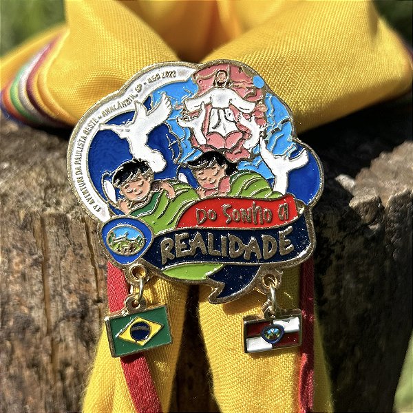 Arganéu/Prendedor de lenço DO SONHO A REALIDADE