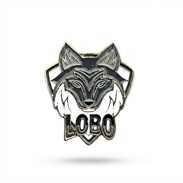 ARGANEL/PRENDEDOR DE LENÇO LOBO FEROZ