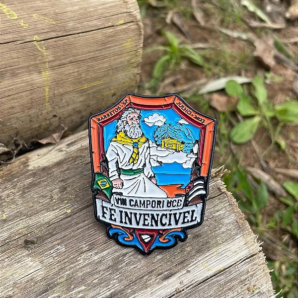 PIN UCB 2023 "FÉ INVENCÍVEL", BANHO BLACK