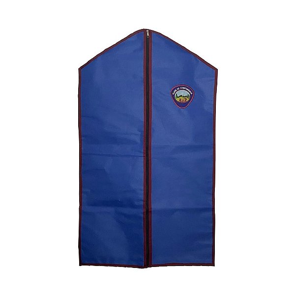 Porta Uniforme, Azul e viés Bordo com emblema A1