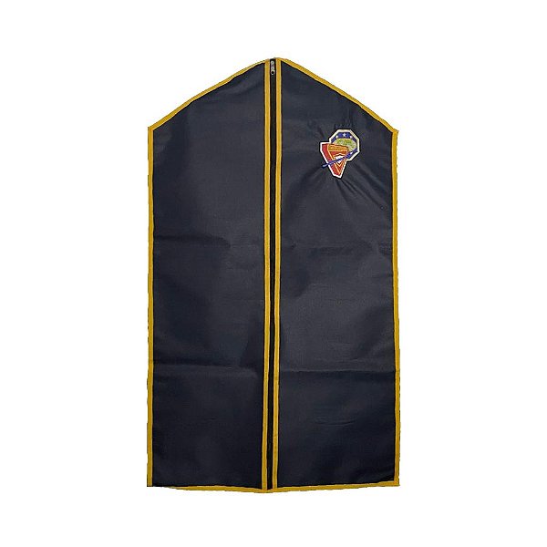 Porta Uniforme, Preto e Viés Amarelo com emblema LD4
