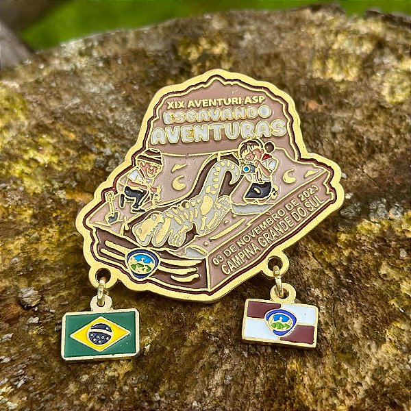 ARGANÉU/PRENDEDOR  AVENTURI ASP 2023, "ESCAVANDO AVENTURAS", BRILHA NO ESCURO