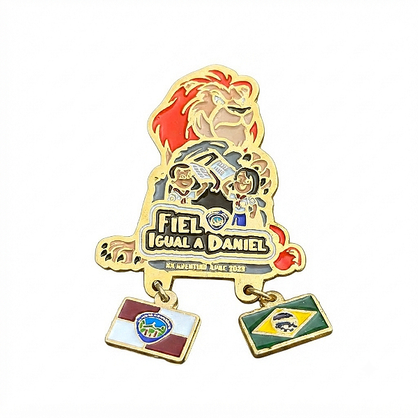 ARGANEL/PRENDEDOR DE LENÇO AVENTURI APAC 2023, "FIEL IGUAL A DANIEL"