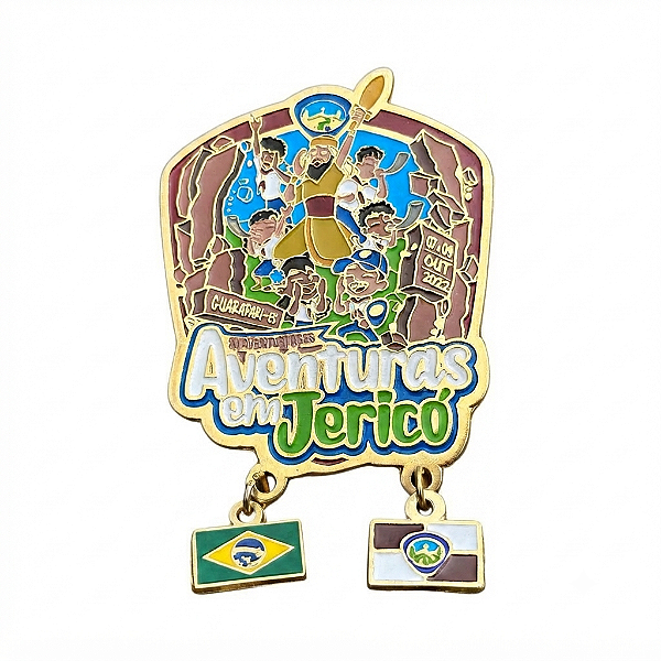 ARGANEL/PRENDEDOR DE LENÇO AVENTURI ASES 2022, "AVENTURAS EM JERICÓ"