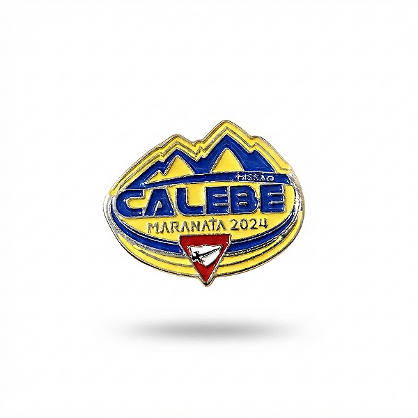 ARGANEL/PRENDEDOR DE LENÇO OFICIAL CALEBE DE LENÇO 2024, COM LOGO DBV