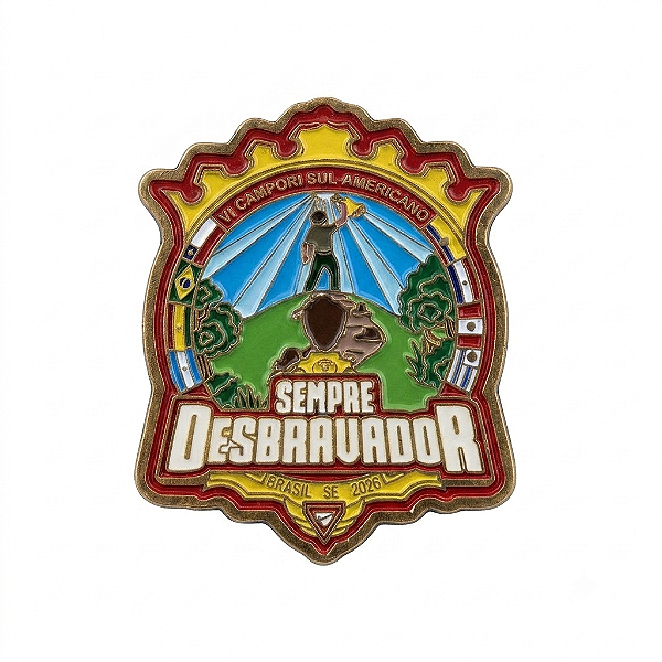 ARGANEL/PRENDEDOR DE LENÇO CAMPORI DSA 2027, SEMPRE DESBRAVADOR