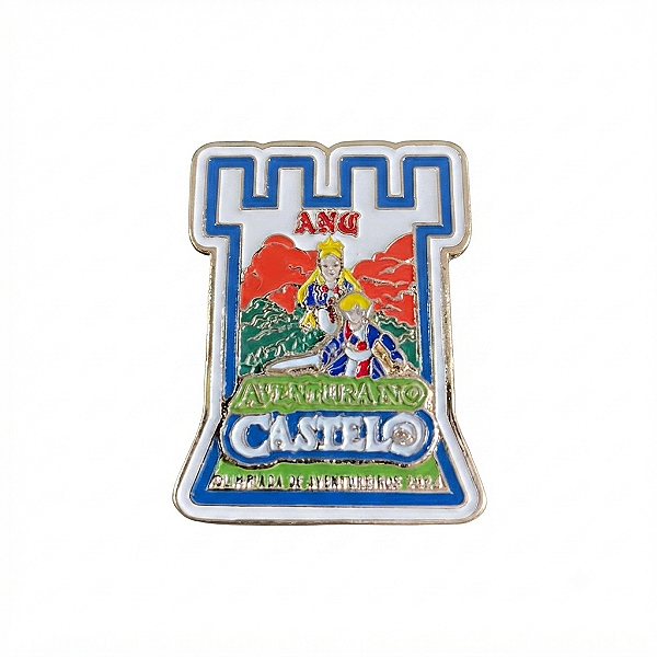 ARGANEL/PRENDEDOR DE LENÇO AVENTURA NO CASTELO