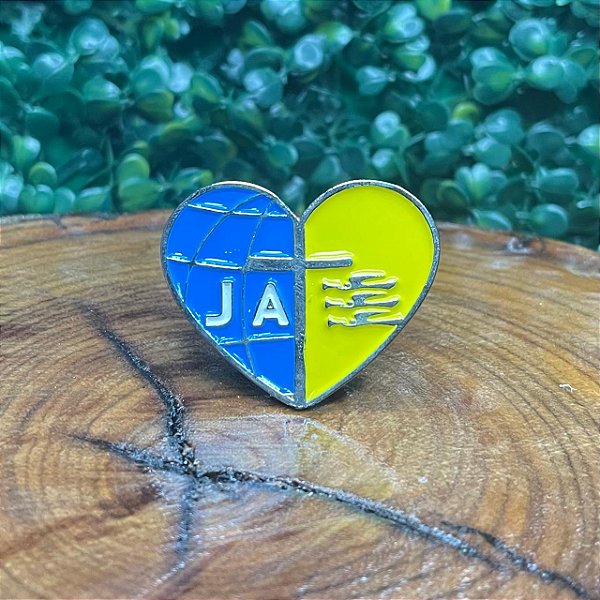 ARGANEL/PRENDEDOR DE LENÇO CORAÇÃO JA