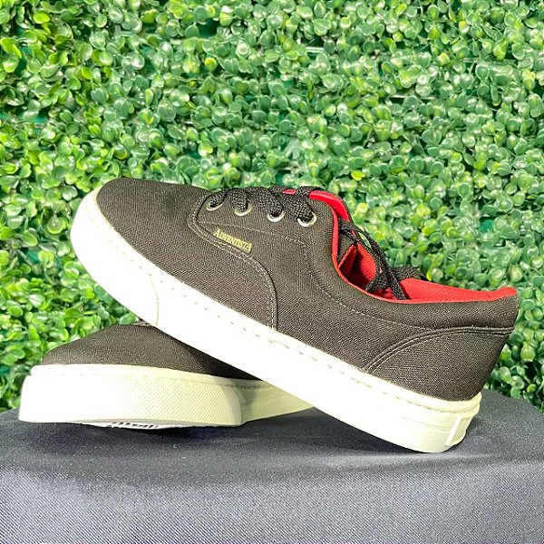 TENIS VERMELHO E PRETO ADVENTISTA