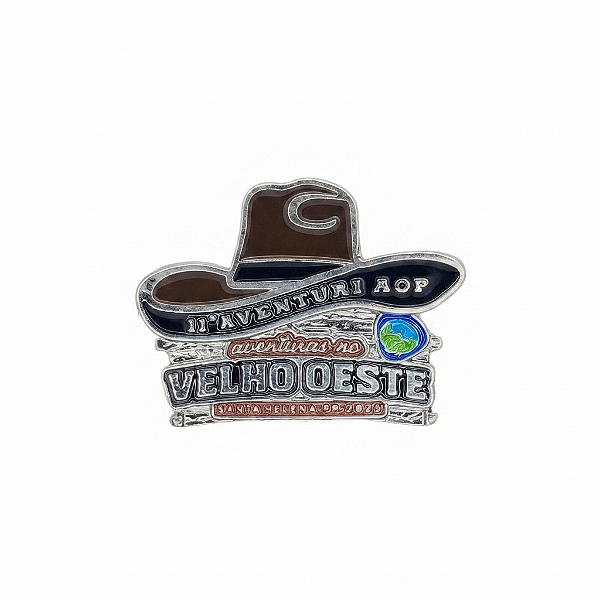 ARGANEL/PRENDEDOR DE LENÇO AVENTURI AOP 2025 VELHO OESTE SIMPLES