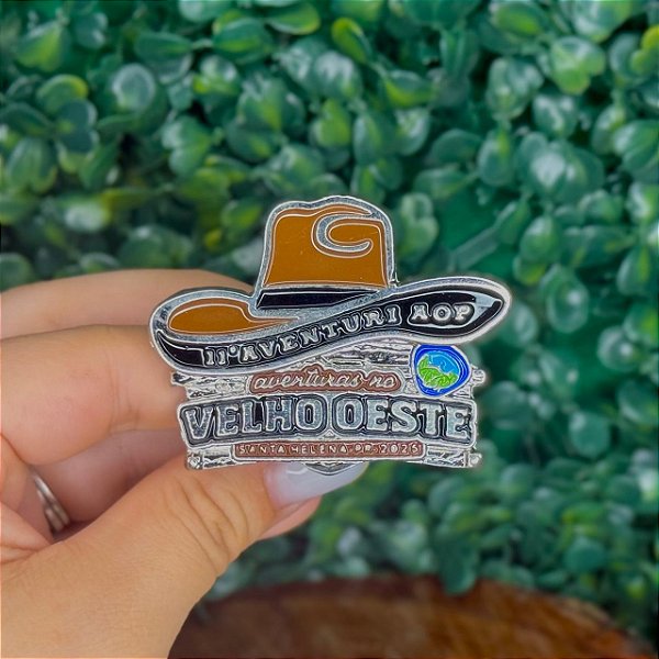 ARGANÉU/PRENDEDOR DE LENÇO AVENTURI AOP 2025 VELHO OESTE SIMPLES