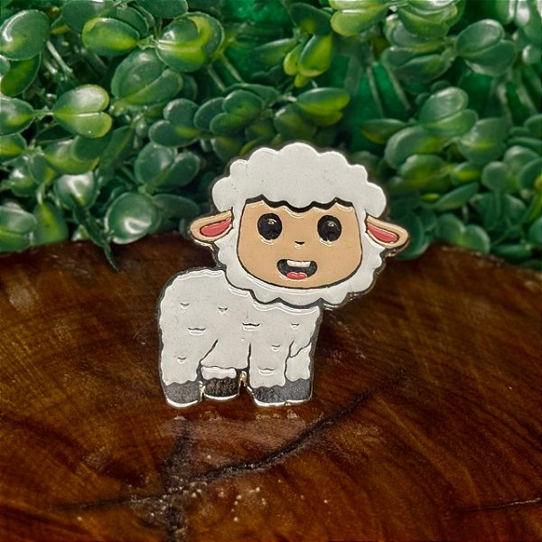 ARGANÉU/PRENDEDOR DE LENÇO OVELHA DE LADO