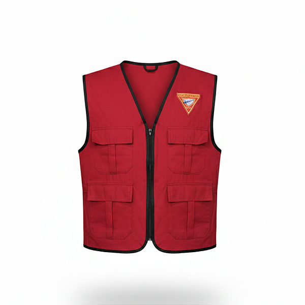 COLETE OPERACIONAL DESBRAVADOR LOGO D1 VERMELHO