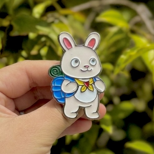 ARGANEL/PRENDEDOR DE LENÇO DESBRAVADORES COELHO ACAMPANTE