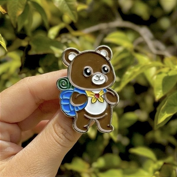 ARGANEL/PRENDEDOR DE LENÇO DESBRAVADORES URSO ACAMPANTE