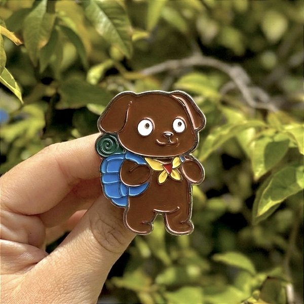 ARGANEL/PRENDEDOR DE LENÇO DESBRAVADORES CACHORRO ACAMPANTE