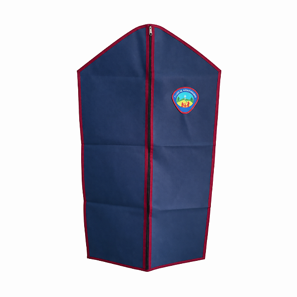 Porta Uniforme, Azul com Viez com logo A1