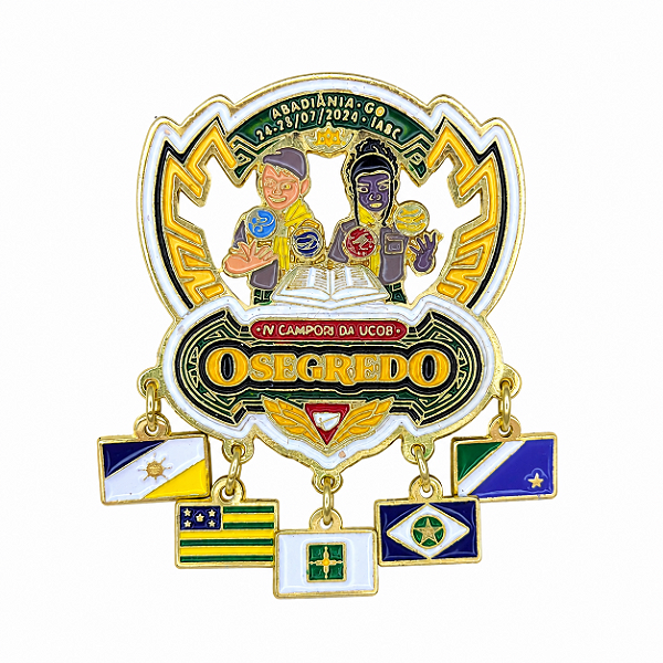 ARGANÉU/PRENDEDOR DE LENÇO, CAMPORI O SEGREDO UCOB VAZADO, COM BANDEIRIHAS DOS ESTADOS